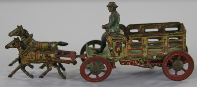 HORSE DRAWN WAGON PENNY TOY Fischer