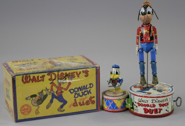 DONALD DUCK DUET Louis Marx c.1945 boxed