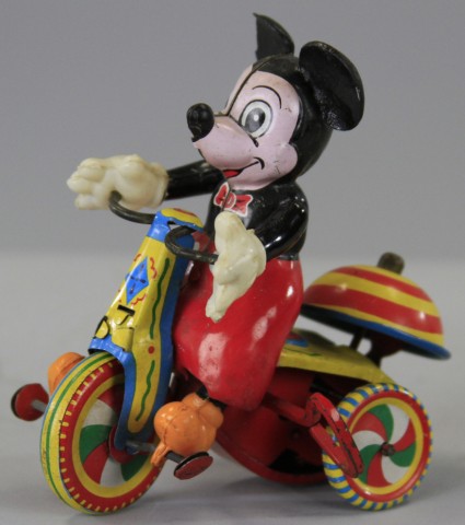 MICKEY MOUSE TRICYCLE Linemar Toys 17744d