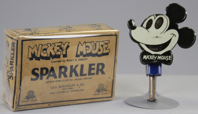 BOXED MICKEY MOUSE SPARKLER Lithographed 17746f