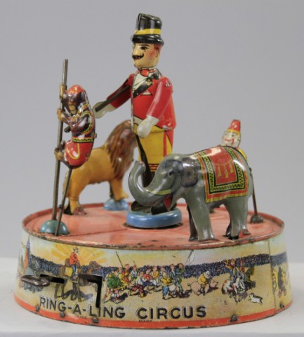 RING-A-LING CIRCUS Louis Marx lithographed