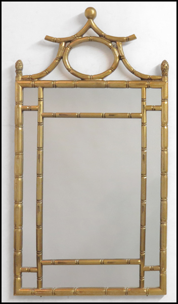 CHINOISERIE STYLE GILTWOOD MIRROR  17751f