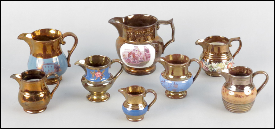 COLLECTION OF ENGLISH LUSTERWARE  17753f