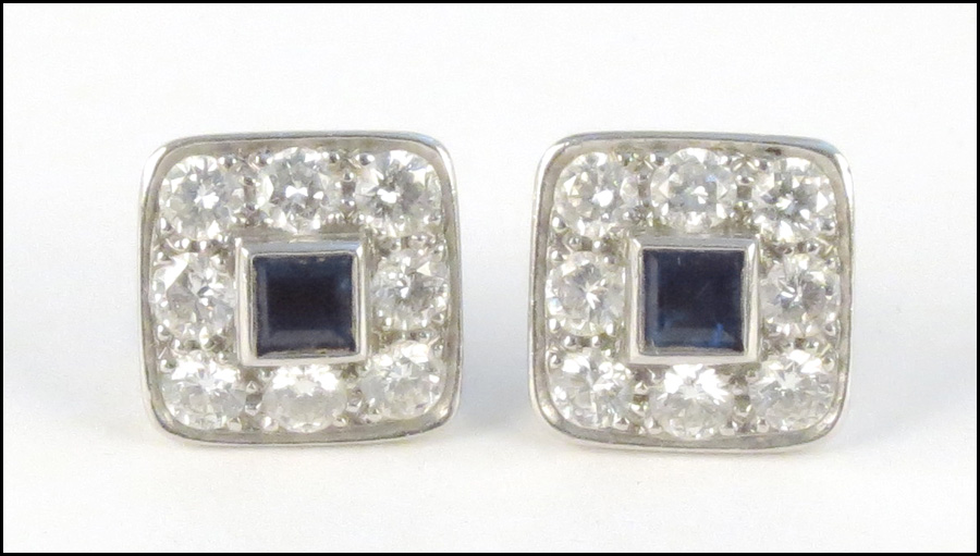 PAIR OF TIFFANY COMPANY SAPPHIRE 177696