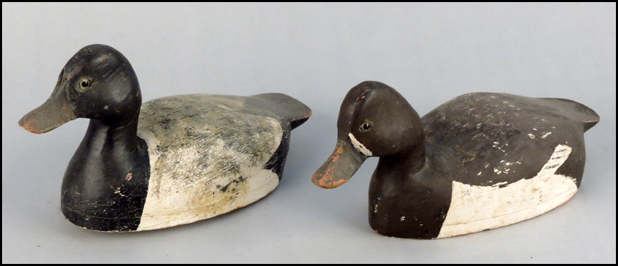 PAIR OF PETER STORM DECOYS. Blue