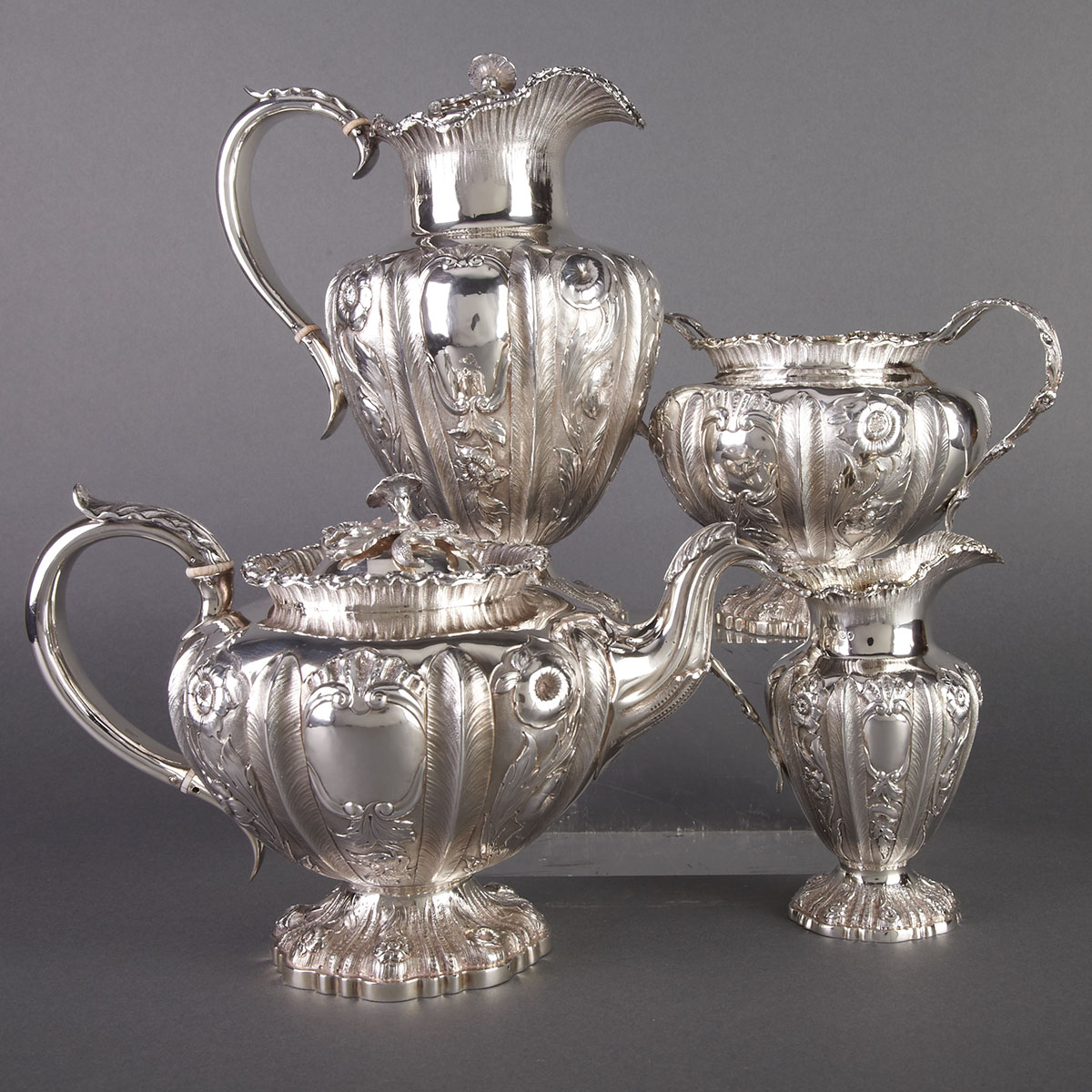 Early Victorian Silver Tea Service 177767