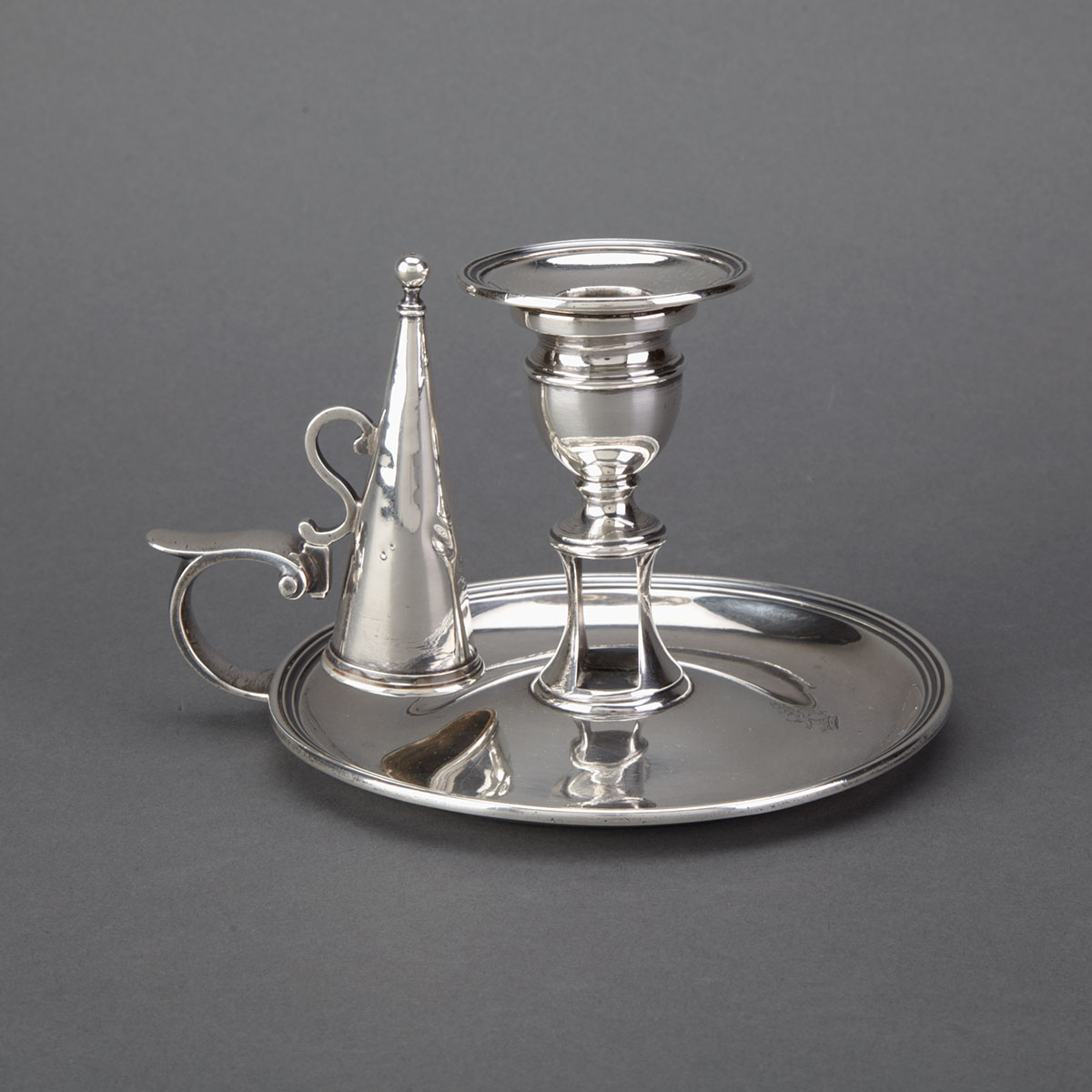 George IV Silver Chamberstick Rebecca