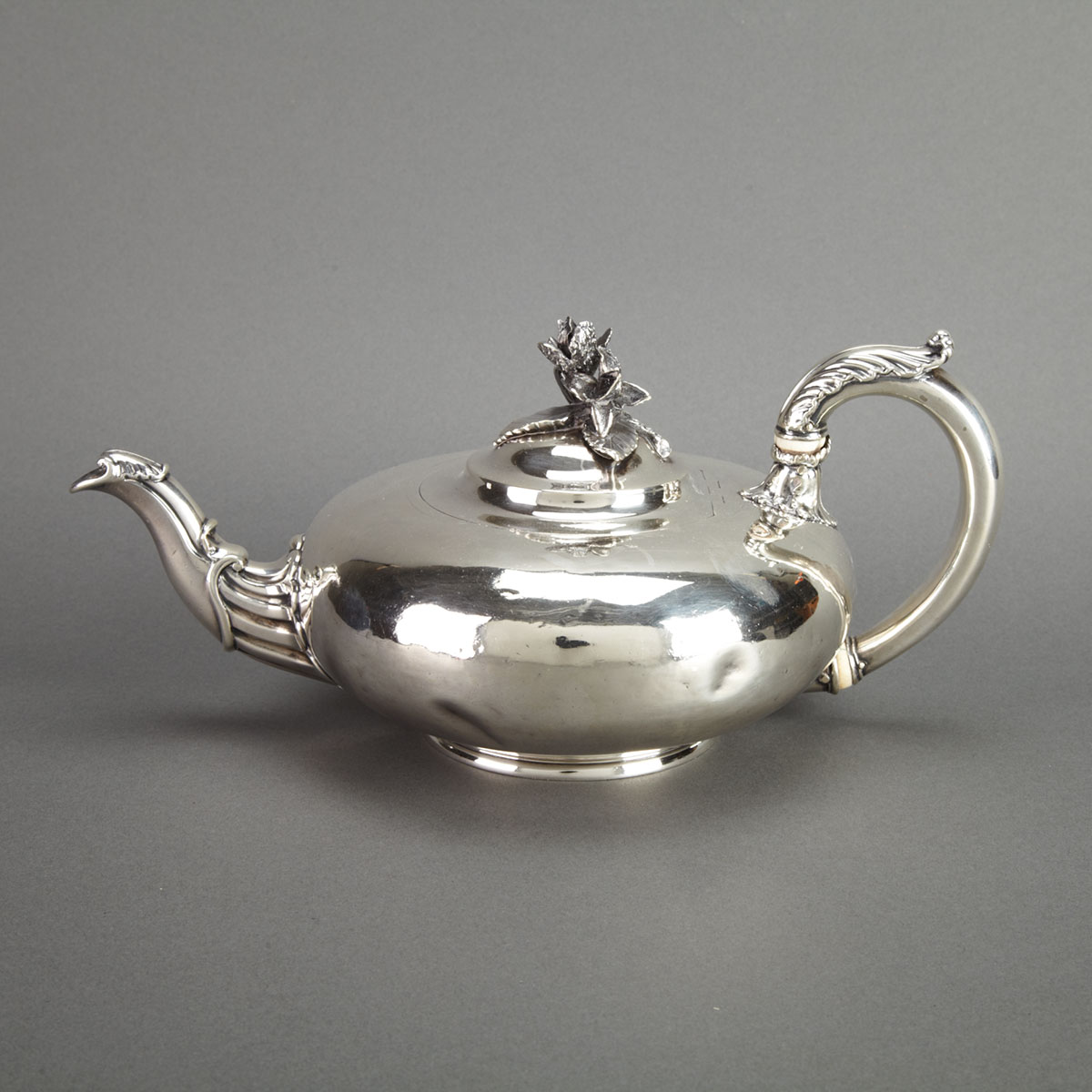William IV Silver Teapot Paul Storr 17776d