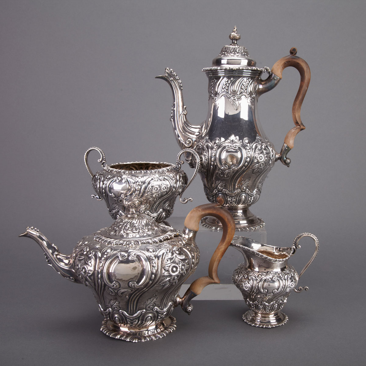 Victorian Silver Tea and Coffee 17777b