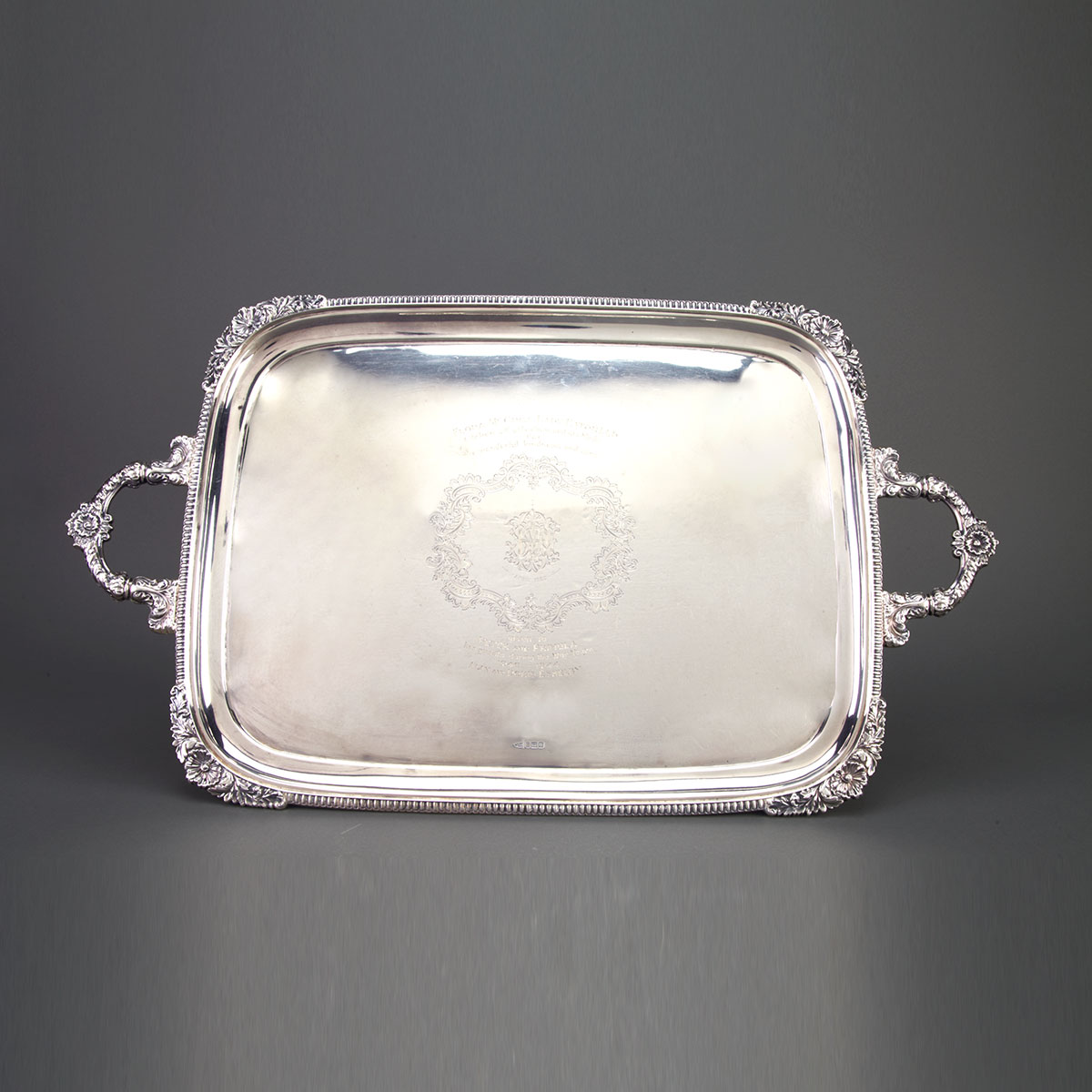 Late Victorian Silver Two Handled 17777c