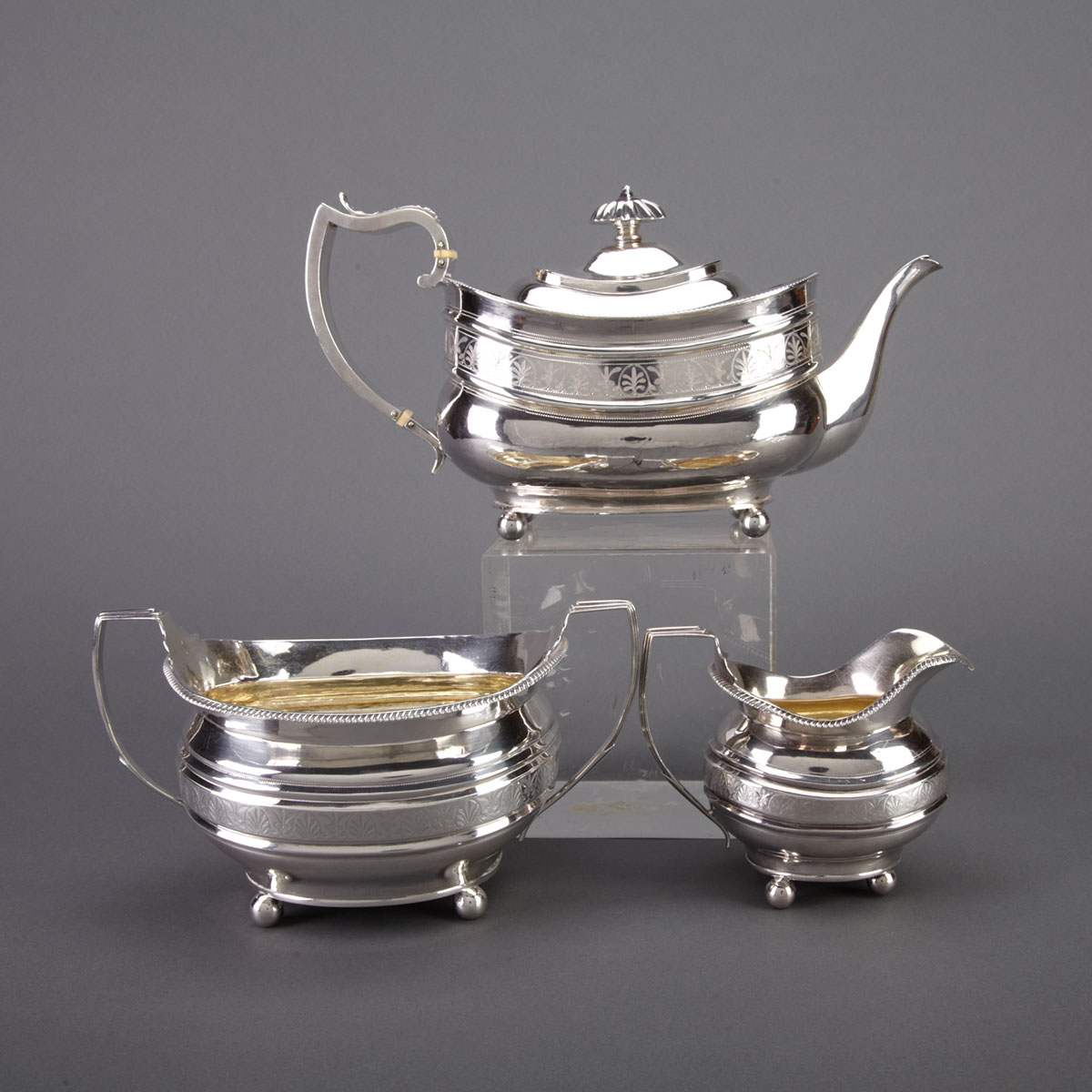 George III Silver Tea Service Alexander 177778