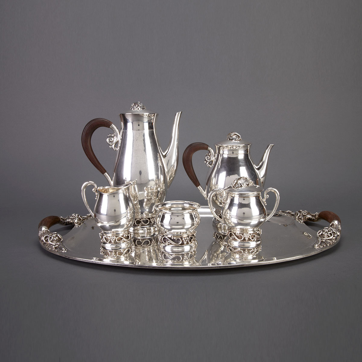 Mexican Silver Tea and Coffee Service 177791