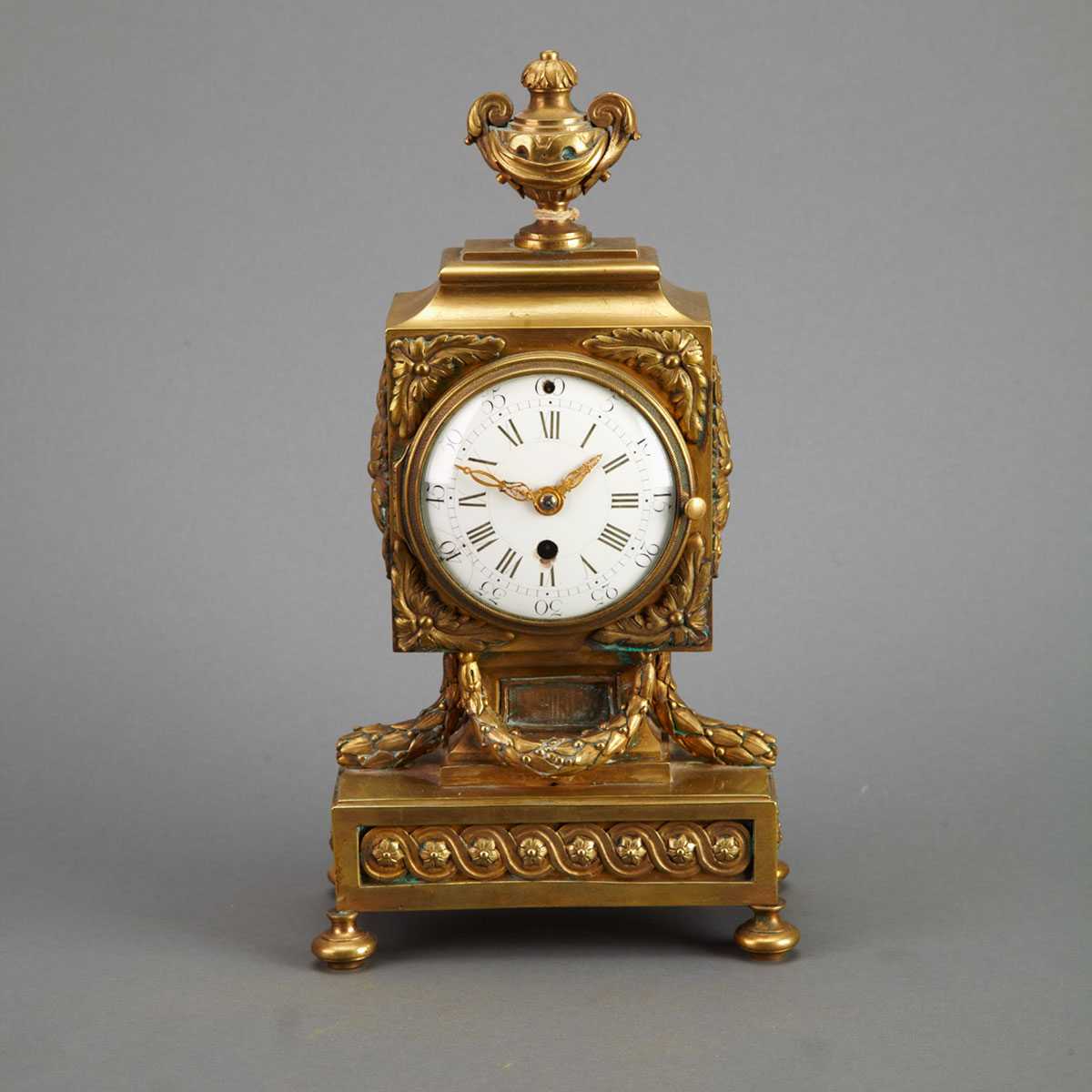 Louis XVI Gilt Bronze Mantle Clock