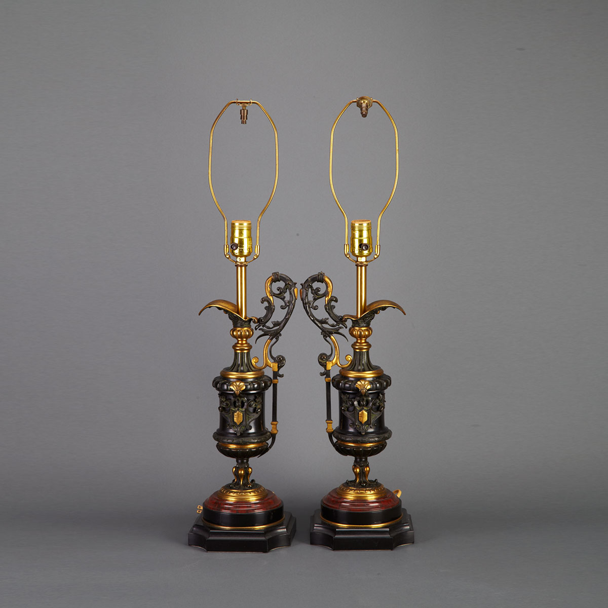 Pair of Victorian Patinated and 17783d