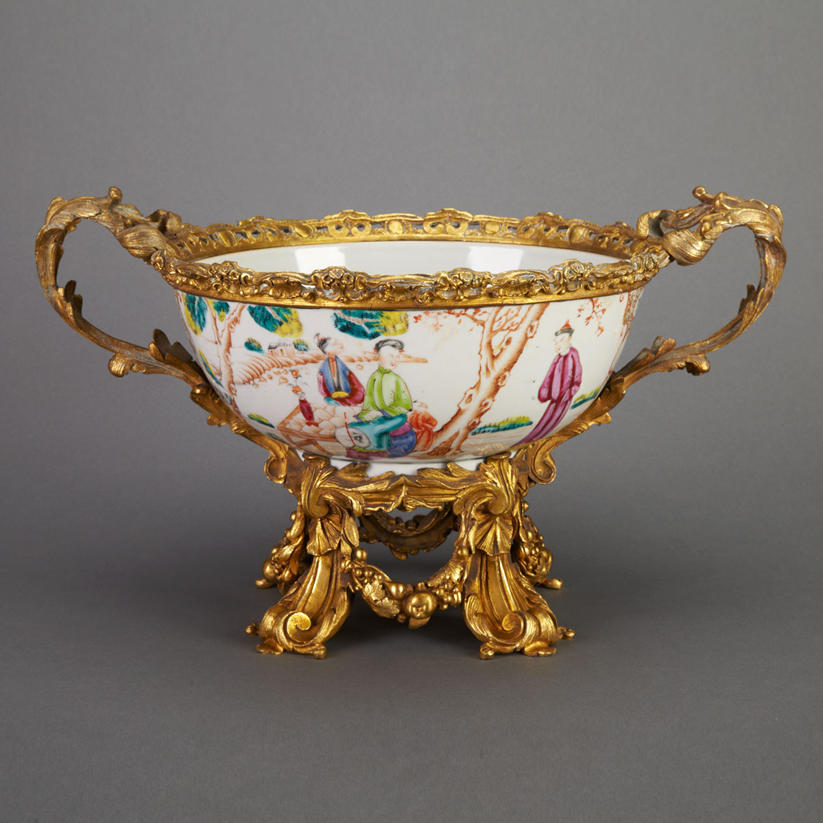 Ormolu Mounted Chinese Export Porcelain 177836