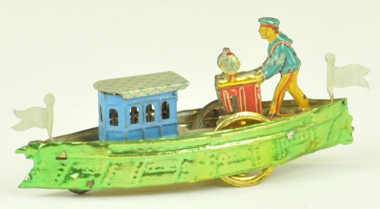 MAIN IN BOAT PENNY TOY Meier Germany 17788e