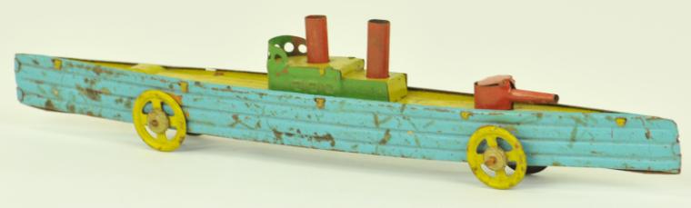 FISCHER GUNBOAT PENNY TOY Germany