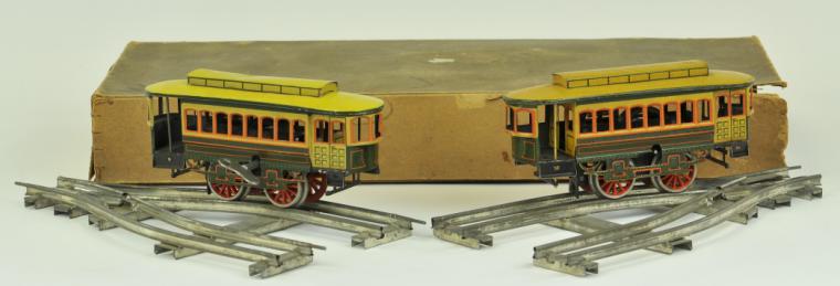 BOXED BING TROLLEY CARS WITH TRACK 1778ab
