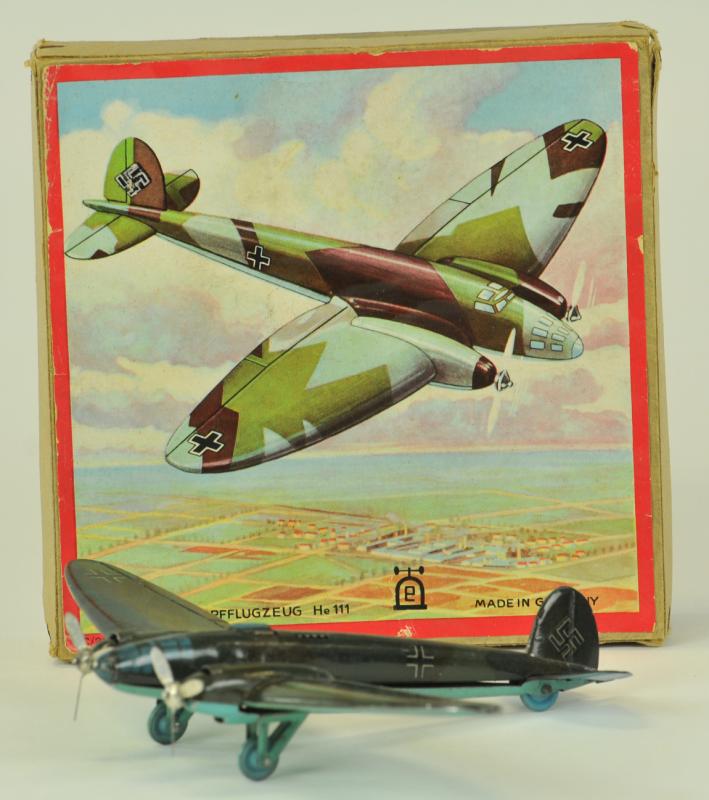 LEHMANN HEINKEL BOMBER WITH BOX Lithographed