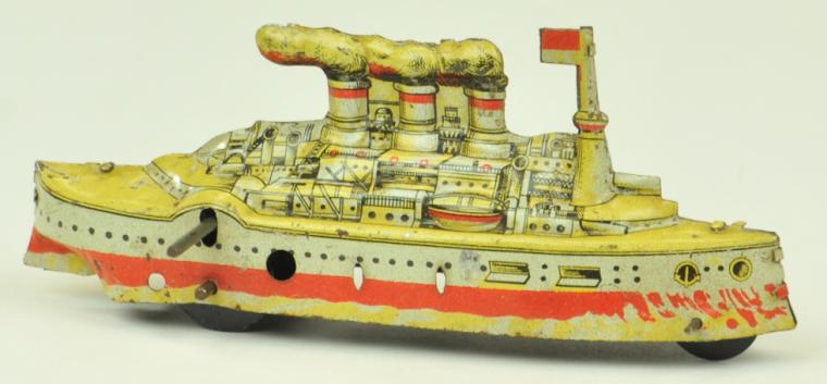 DISTLER BATTLESHIP PENNY TOY Battleship 1778d4