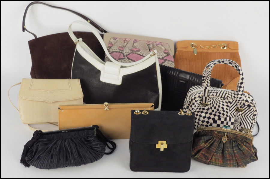 COLLECTION OF HANDBAGS. Includes