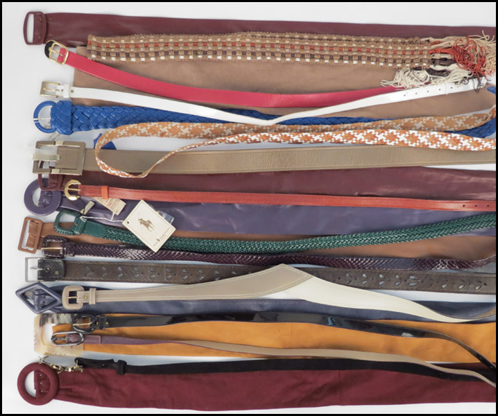 COLLECTION OF LEATHER AND COTTON