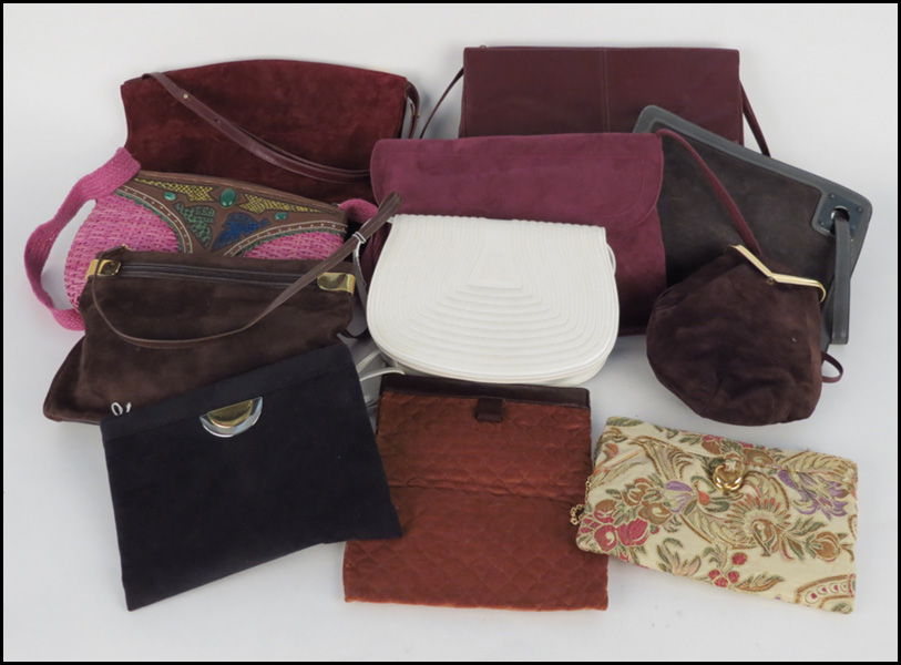 COLLECTION OF HANDBAGS. Includes