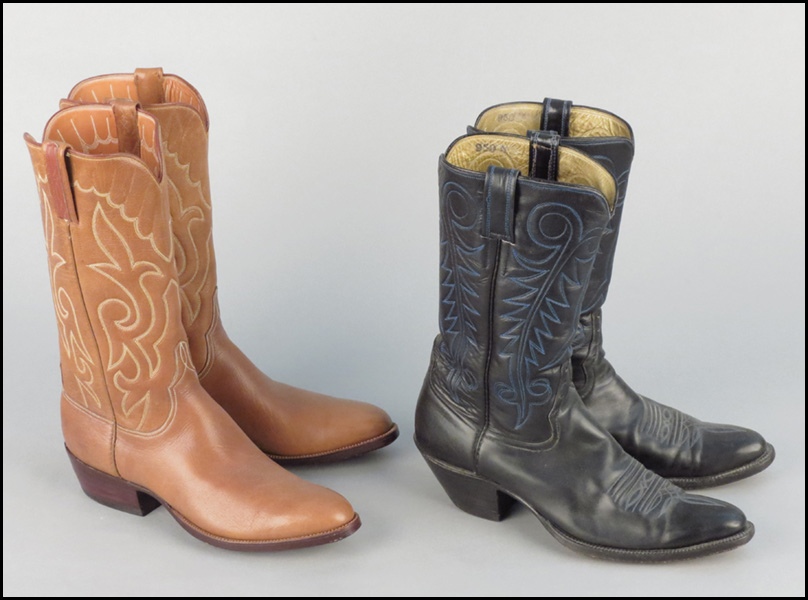 PAIR OF LUCCHESE LIGHT BROWN LEATHER 177aa6