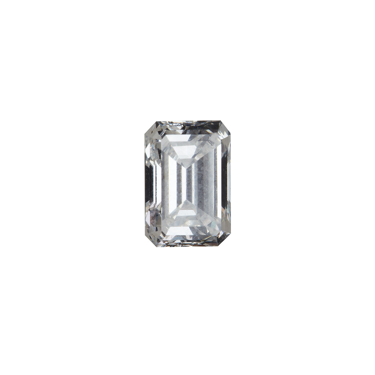 Unmounted Emerald Cut Diamond 