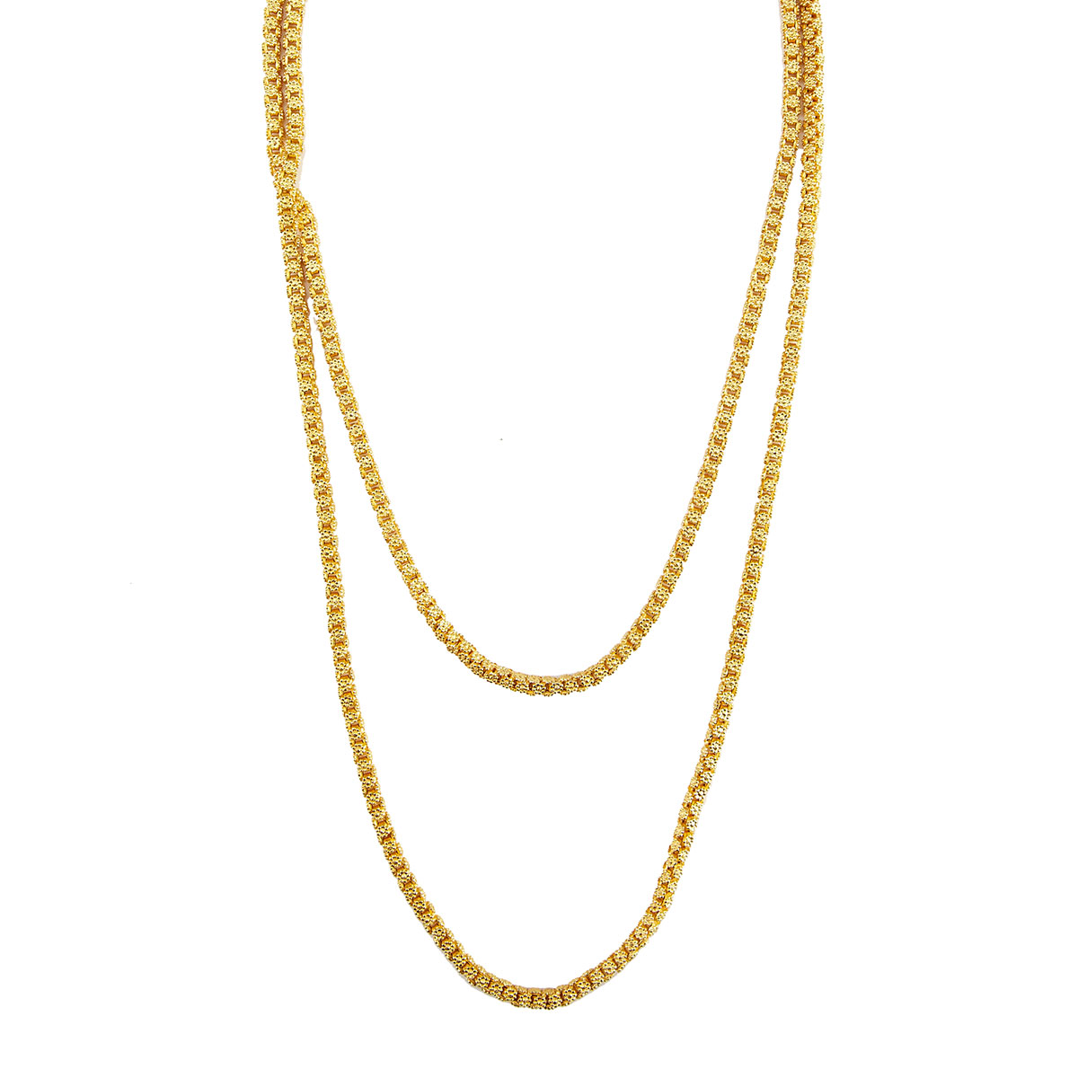 Maltese 18k Yellow Gold Chain    formed