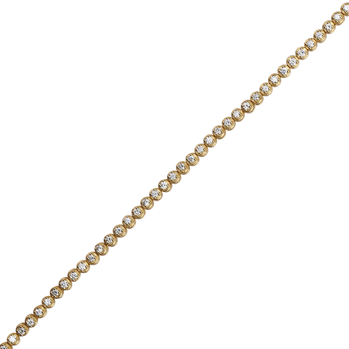 14k Yellow Gold Straightline Bracelet 177b85