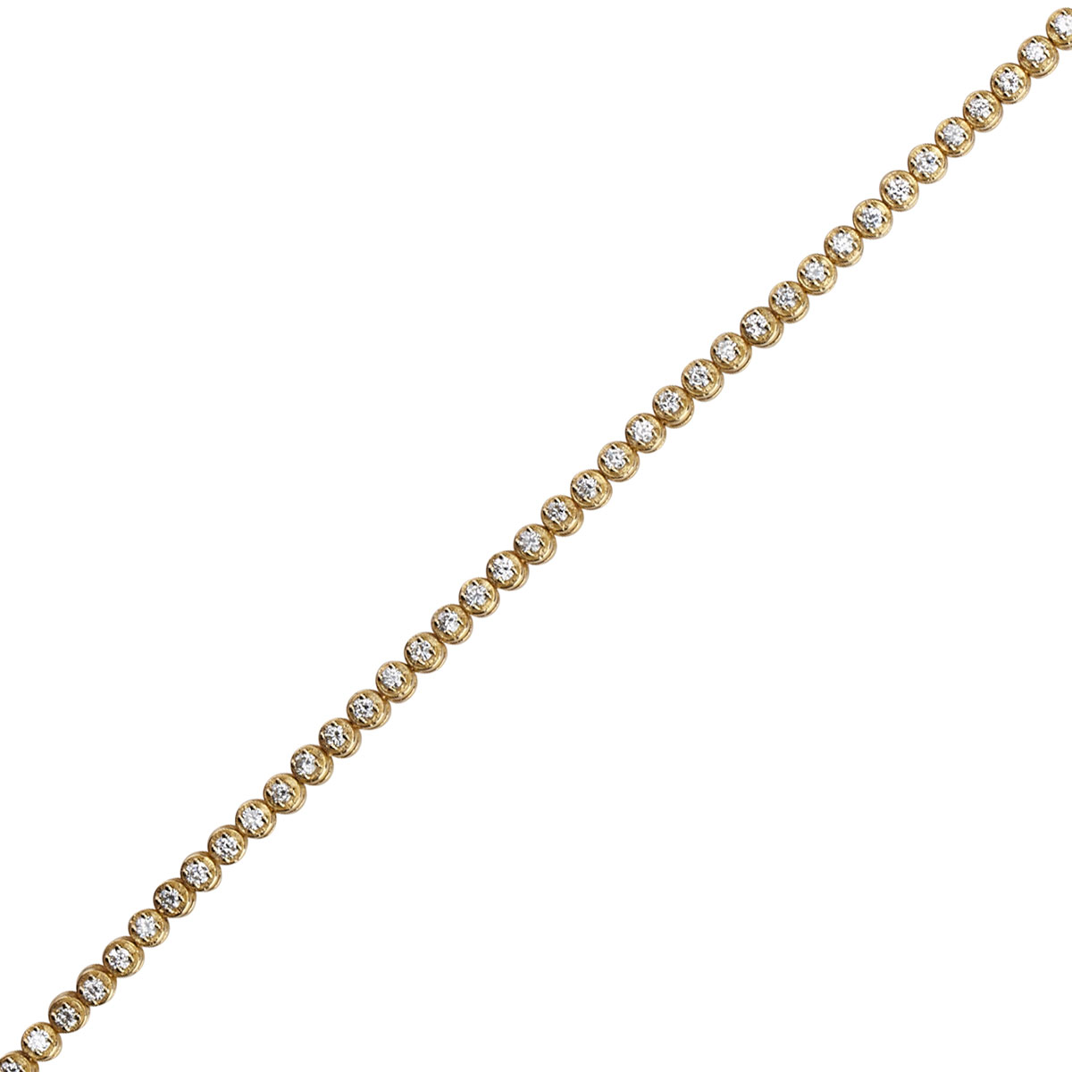 14k Yellow Gold Straightline Bracelet