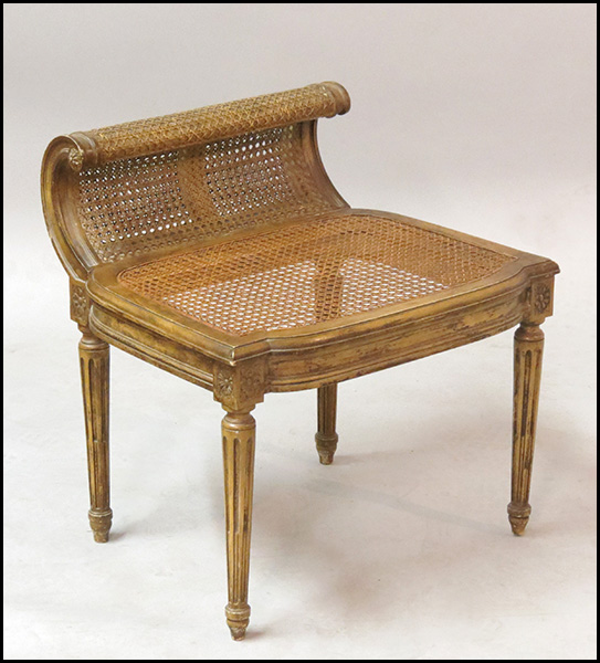 ITALIAN CANED SEAT DRESSING TABLE