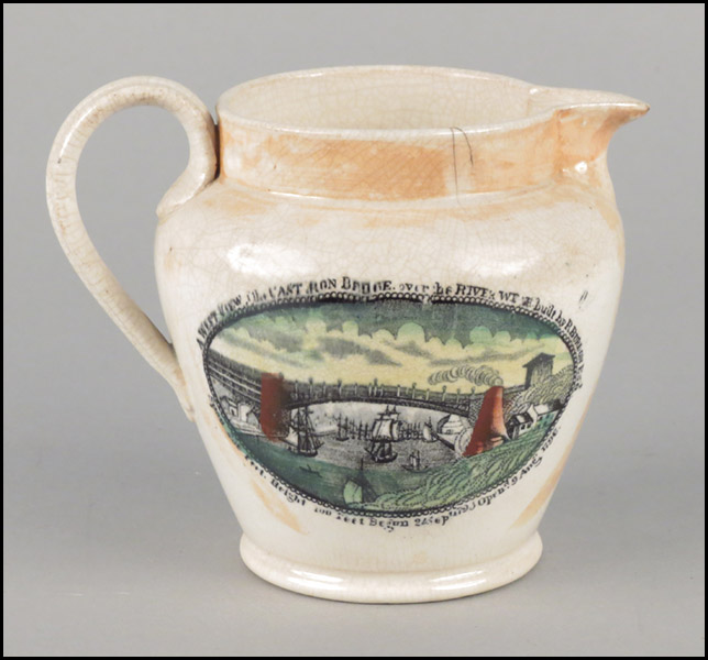 19TH CENTURY ENGLISH PITCHER Decorated 177c8a