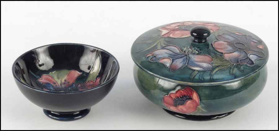 ENGLISH MOORCROFT IRIS BOWL. Together