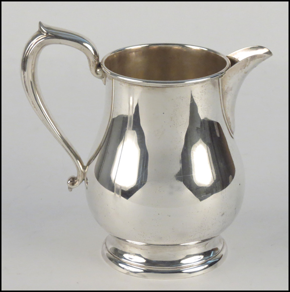 S. KIRK & SON STERLING SILVER PITCHER.