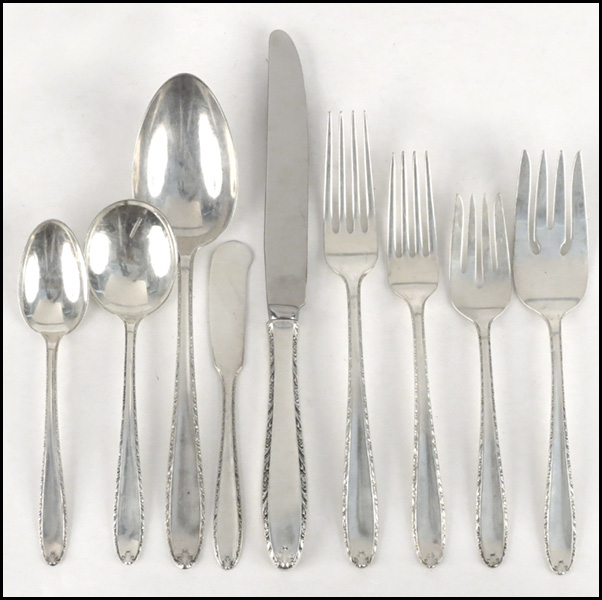 ALVIN STERLING SILVER FLATWARE SERVICE