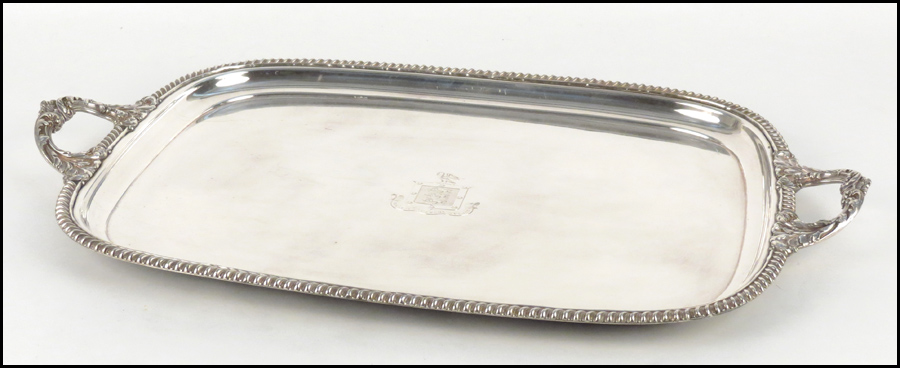 ENGLISH SHEFFIELD SILVERPLATE TWO-HANDLED