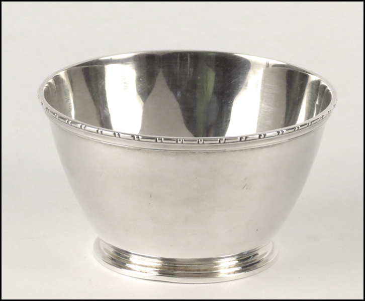 WALLACE STERLING SILVER BOWL. Height: