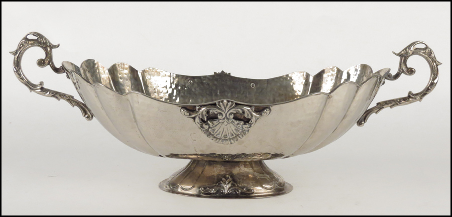CONTEMPORARY HAMMERED SILVERPLATE