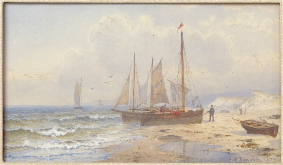 H.P. SMITH (19TH CENTURY) FISHING