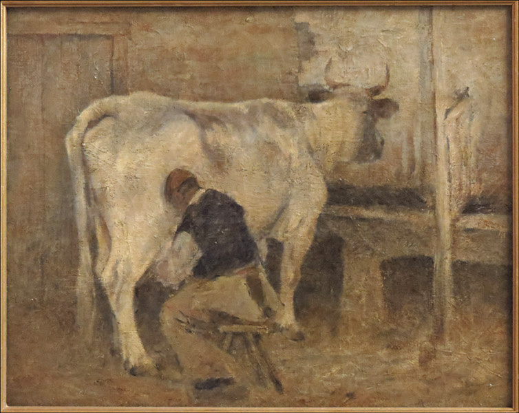 BERTRAM PRIESTMAN 1868 1951 MILKING 177e08