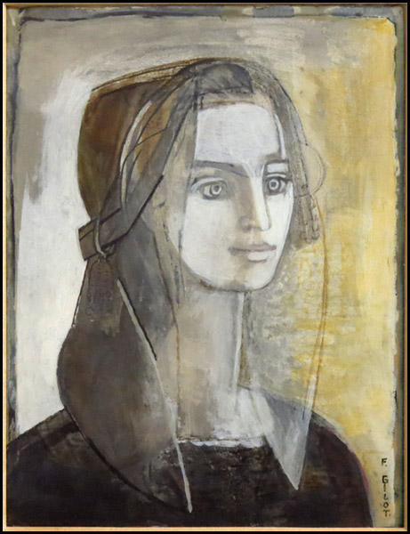 FRANCOISE GILOT (FRENCH B.1921) PORTRAIT