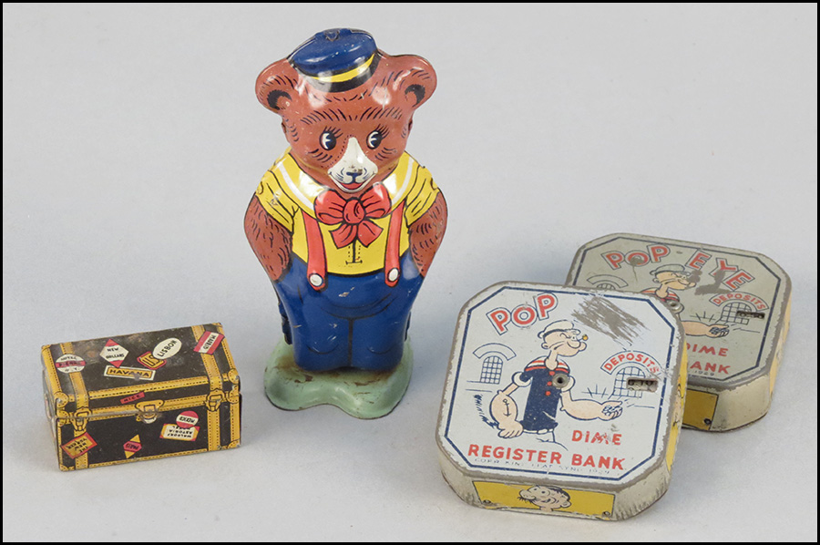 CHEIN TIN WIND UP BEAR. Together
