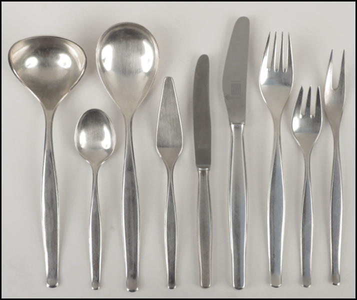 GERMAN BRUCKMANN .800 SILVER FLATWARE