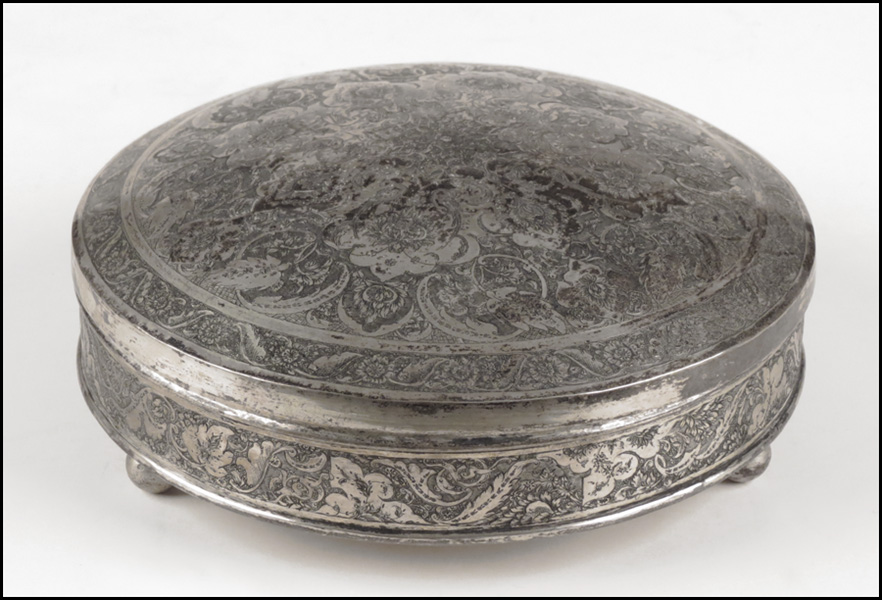 PERSIAN SILVER BOX Provenance  177ee1