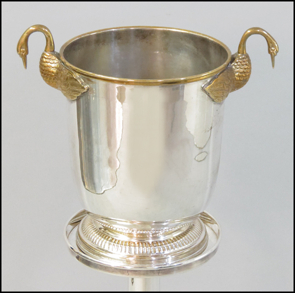 SILVERPLATE CHAMPAGNE BUCKET. With
