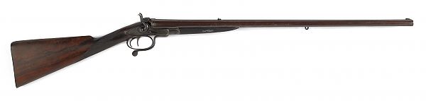 Cased J. Purdey side by side under lever