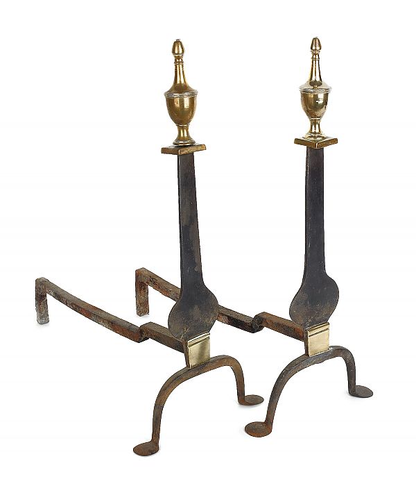 Pair of Federal brass and iron 175987