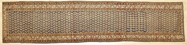 Hamadan runner ca 1920 boteh pattern 175982